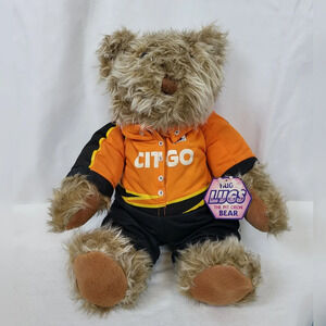 Vtg 1st Edition Citgo LUGS Pit Crew Racing Teddy Bear Plush Limited Edition 2000